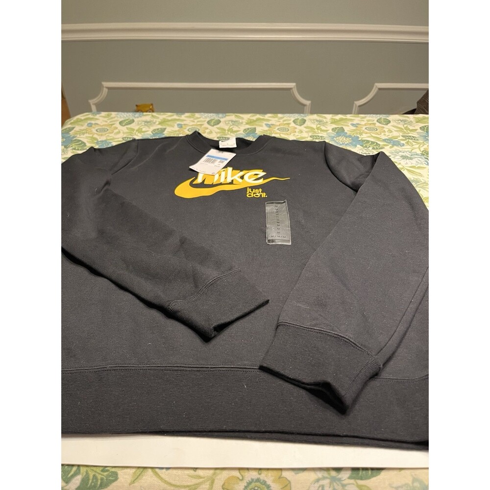 Nike Just Do It Swoosh Crew Neck Sweatshirt Women’s M ~ NWT MSRP $70